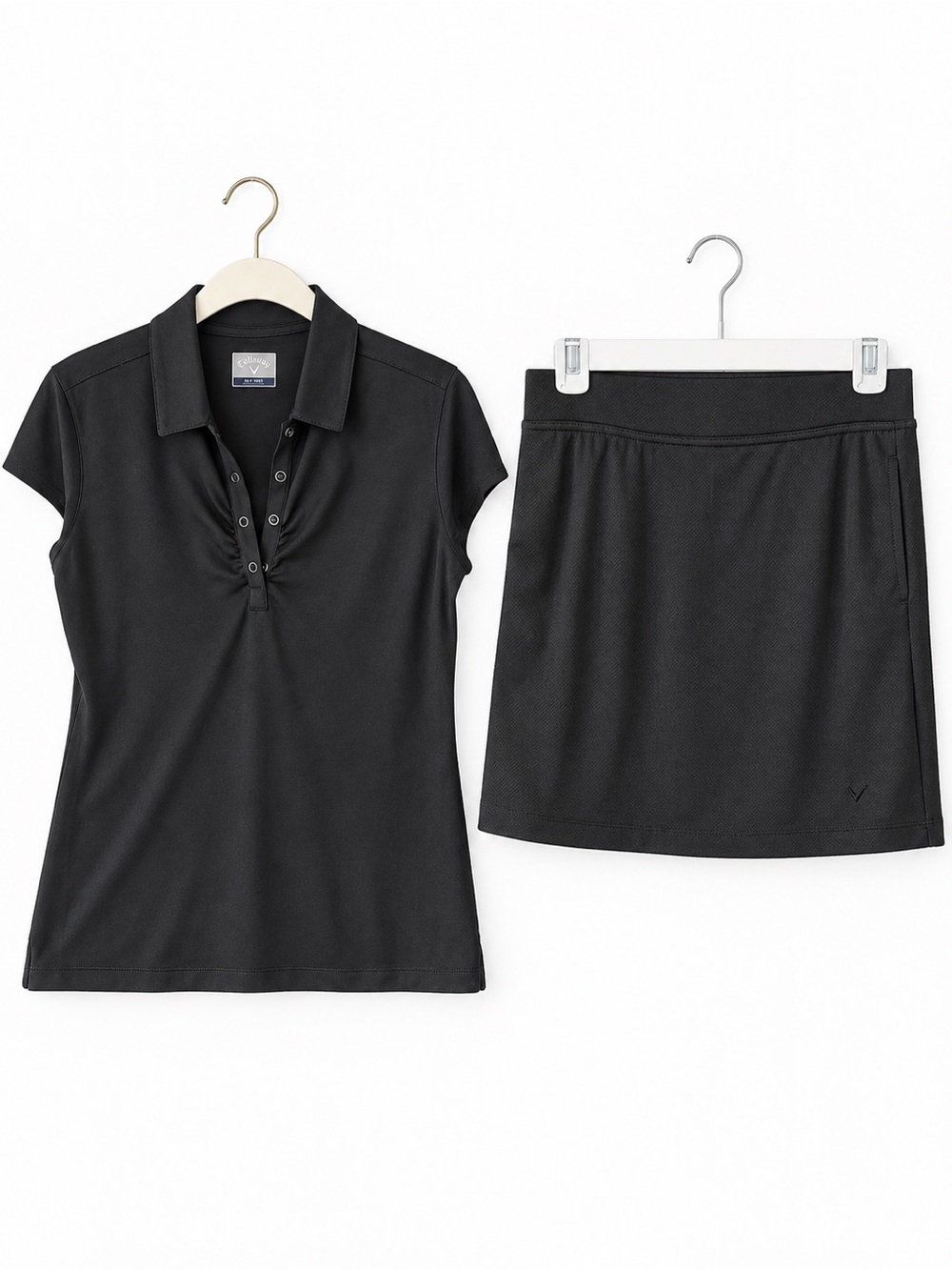 Callaway Black Women’s Polo and Skort Set